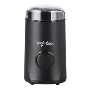 Leaf & Bean Electric Coffee Grinder One Touch Button Coffee Bean Grinder - Picture 1 of 3