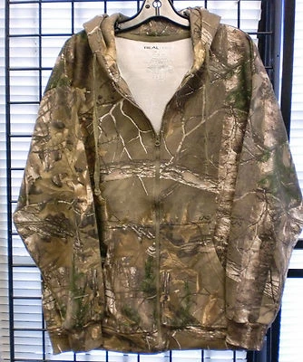 Mossy Oak Realtree BRAND All Purpose MEN ZIPPER FRONT HOODED HUNTING JACKETS