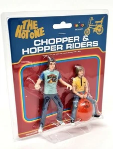Toyway 1/12 - Chopper 70's Bicycle Retro Kids Rider and Space Hopper Kids Set - Picture 1 of 5