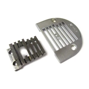 KH7-NP NEEDLE PLATE + KH7-FD FEED DOG FOR A.O. JUKI, BROTHER - Picture 1 of 2
