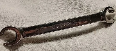 Matco Tools  RF20226A SAE 5/8" X 11/16" Double Flare Nut Line Wrench 6pt USA  - Image 1 of 2