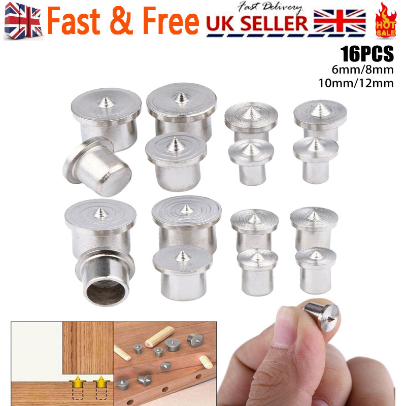 Dowel Center Points Saipe 16-Piece Dowel Center Set - 6/8/10/12mm ...