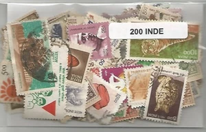 Konvolut 200 Briefmarken Indien - Bild 1 von 1