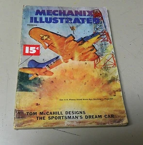 MECHANIX ILLUSTRATED SC BOOK DEC. 1951 US AIR FORCE PLANE COVER 15 CENTS ISSUE - Picture 1 of 3