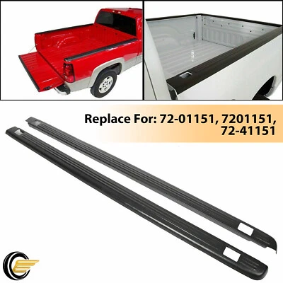 Bed Rail Cover Caps For 1999-2006 Chevy Silverado / GMC Sierra 6.5FT Bed 7201151 - Image 1 of 4