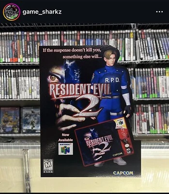 Resident Evil 2 - Nintendo 64 N64 Tabletop Stand - Image 1 of 4