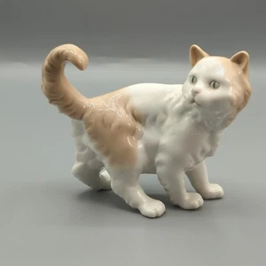Estatuilla Gato Caminante Nao by Lladro Retirado España De Colección Porcelana De Pie - Imagen 1 de 11
