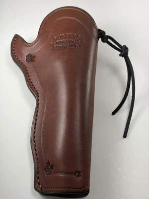 Tombstone San Pedro Saddlery Leather Rare Matching .45 Revolver Hip Holsters - Image 1 of 4