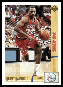 Hersey Hawkins 1991-92 Upper Deck Italian Basketball Excellent - Picture 1 of 2