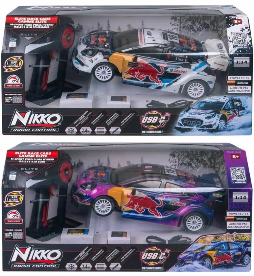 Nikko 1:14 Elite Red Bull Ford Race RC Car High Speed Remote Control Car 2.4GHz - Image 1 of 1