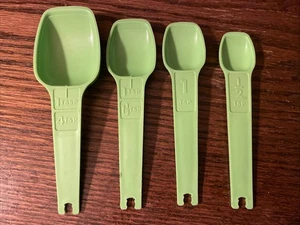 Vintage Tupperware Ersatz Messlöffel EL, TL, grün SIE WÄHLEN - Bild 1 von 5