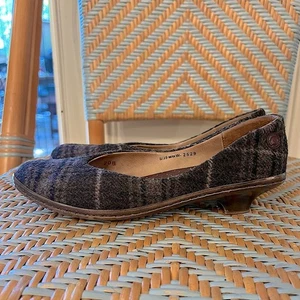 Zapatos Born para mujer 8 informales de ballet tacones bajos cómodos tela de tweed sin cordones parte superior baja - Imagen 1 de 8