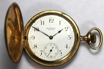 1903 Ball Commercial Standard  16s 17j Gold Filled Hunter Pocket Watch - Repair - Image 1 of 4