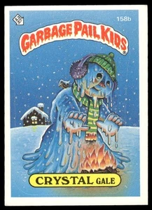 1986 Topps Garbage Pail Kids Serie 4 #158b Crystal Gale 1 estrella atrás* EX+ - Imagen 1 de 2