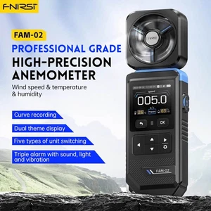 FNIRSI FAM-02 Portable Handheld High Precision Anemometer Temperature 3 in 1 - Picture 1 of 12