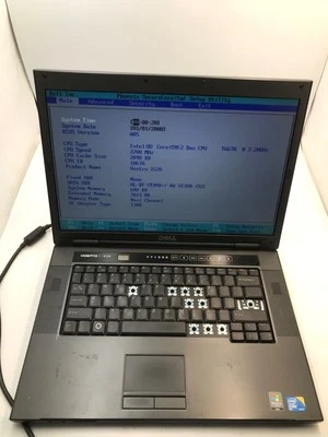 Dell Vostro 1520 Intel Core 2 Duo T6670 2.2 GHz 15"- MISSING KEYS-MZ - Image 1 of 4