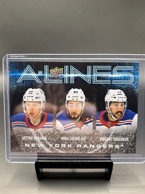 Artemi Panarin/Mika Zibanejad/Vincent Trocheck Upper Deck A-Lines 2024-25 #AL20 - Image 1 of 2