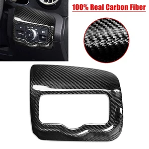 RHD Headlight Switch Button Panel Cover Trim For Benz A Class W177 19-21 Carbon - Picture 1 of 12