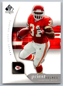2005 SP Authentic Priest Holmes Kansas City Chiefs #42 - Picture 1 of 2