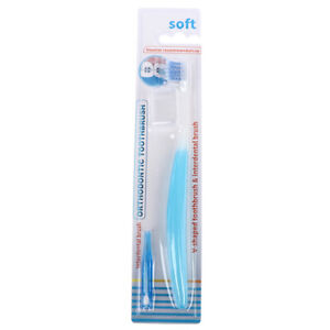 U Shape Orthodontic Toothbrush Toothbrush Head Cover Interdental Denta Flo S-