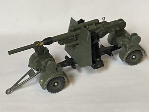VINTAGE DIECAST DINKY TOYS ARMY MILITARY #656 88mm MOBILE GUN 1975-77 VGC