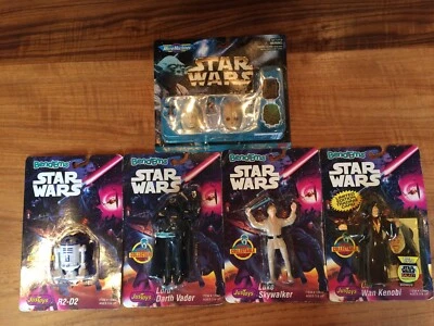 ~STAR WARS, Bend-Ems & Micro-Machines Set (NEW ON CARDS)!!!~ - Image 1 of 4