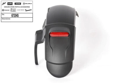 672045 Rear Mudquard - Piaggio NRG POWER DD/DT ZAPC45100 ZAPC45300 ZAPC45301 - Image 1 of 4