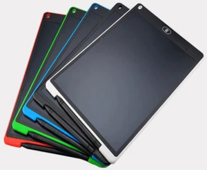Large 12" Electronic LCD Digital Writing Tablet Drawing Board Graphics Kids Gift - Afbeelding 1 van 4