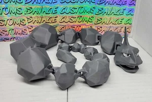 Onyx Pokemon 2ft Fidget Toy 3D Printed - Picture 1 of 2