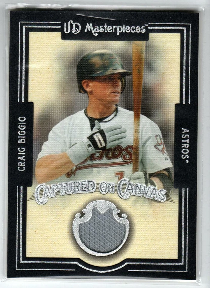 2007 UD Masterpieces Captured on Canvas #CB Craig Biggio (ref 152493) - Image 1 of 1