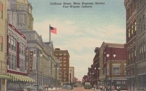 Calhoun Street, Main Business Center - Fort Wayne, Indiana - biancheria non pubblicata - Foto 1 di 3