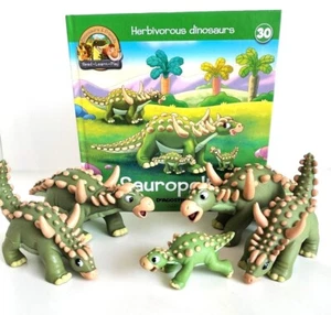 Deagostini Dinosaur & Friends Book And Figures Set Sauropelta Read Learn Play - Picture 1 of 2