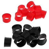 20x Absorb Sweat Stretchy Tennis Squash Racquet Racket Handle Grip Fix Ring