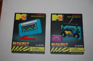 MTV Boom Box and Casette Brick Building Set-MIB-Brickcraft - Picture 1 of 7
