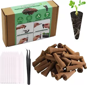Hydroponic Grow Sponges 32 Pcs Seed Pods Root Growth Sponges Seedling Starter Sp - Picture 1 of 6