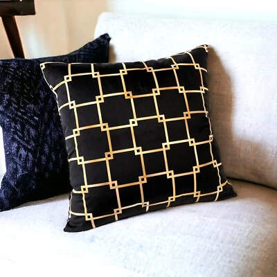 Kissenbezug 40X40 in 22 Maßen Samt Velvet Kissenhülle Dekokissen Kissen Bezug - Bild 1 von 4