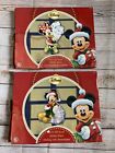 Vintage Disney  Mickey Minnie Mouse Lighted Window Hanging  Decoration Christmas