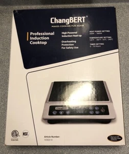 ChangBERT Induction Cooktop, Commercial Grade Portable Cooker, 1800W Heating - Bild 1 von 3