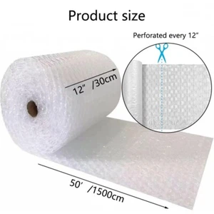 Porous foam packaging buffer rolls 1/2 inch large bubbles, 20 ~ 50 feet long - Picture 1 of 15