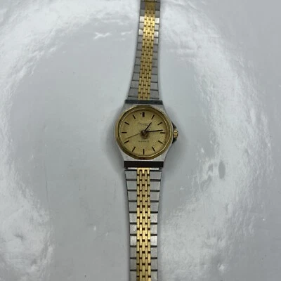 E Regent Dos Tonos Retro 4604 24 WR Damas Acero Inoxidable Reparación Sin Probar Foto 1 de 4