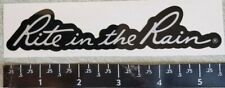 Rite in the Rain 5.5" Logo Defying Mother Nature Paper Vinyl Decal Sticker