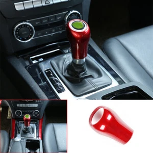 For Benz G-Class 2009-2011 Bright Red Central Console Gear Shift Knob Trim 1PCS - Picture 1 of 8