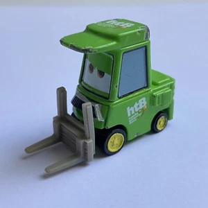 Disney Pixar Cars HTB Forklift Hostile Takeover Bank Green Diecast Miniature - Picture 1 of 10