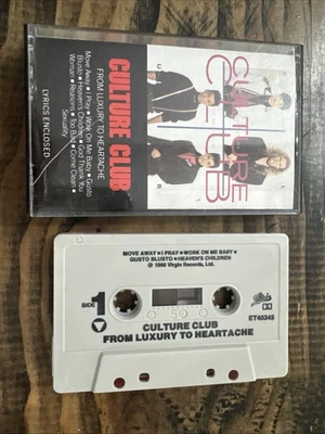 Culture Club Cassette Tape From Luxury to Heartache 1986 Epic Virgin Records Emo - Image 1 of 4