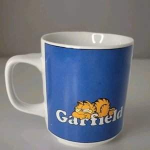 VINTAGE Garfield Coffee Mug 1978 Jim Davies Enesco NO RESPECT FOR LATE RISERS - Picture 1 of 9