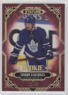 2020-21 Upper Deck Stature Rookies Red /85 Mikko Lehtonen #134 Rookie RC - Image 1 of 2