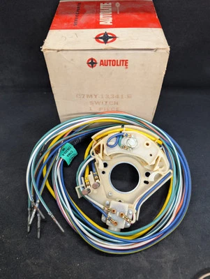 Nuevo de Lote Antiguo 1967 Mercury Cougar Ford Mustang con Interruptor de Intermitente de Inclinación C7MY-13341B Foto 1 de 4