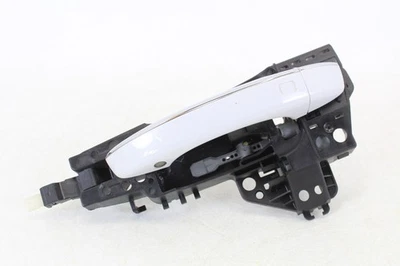 2012-2018 AUDI A6 A7 REAR LEFT SIDE DOOR PANEL EXTERIOR DOOR HANDLE WHITE OEM - Image 1 of 4