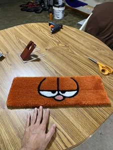 Handmade Custom Tufted Garfield Keyboard Wrist Rest Rug Desk Accessory - Picture 1 of 4