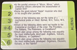 Golden Trivia Star Trek Edition 1985 New Sealed ALIENS Cards - Picture 1 of 2
